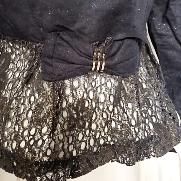 π MODE - Black with Gold specs Blazer - Picture 12 of 13